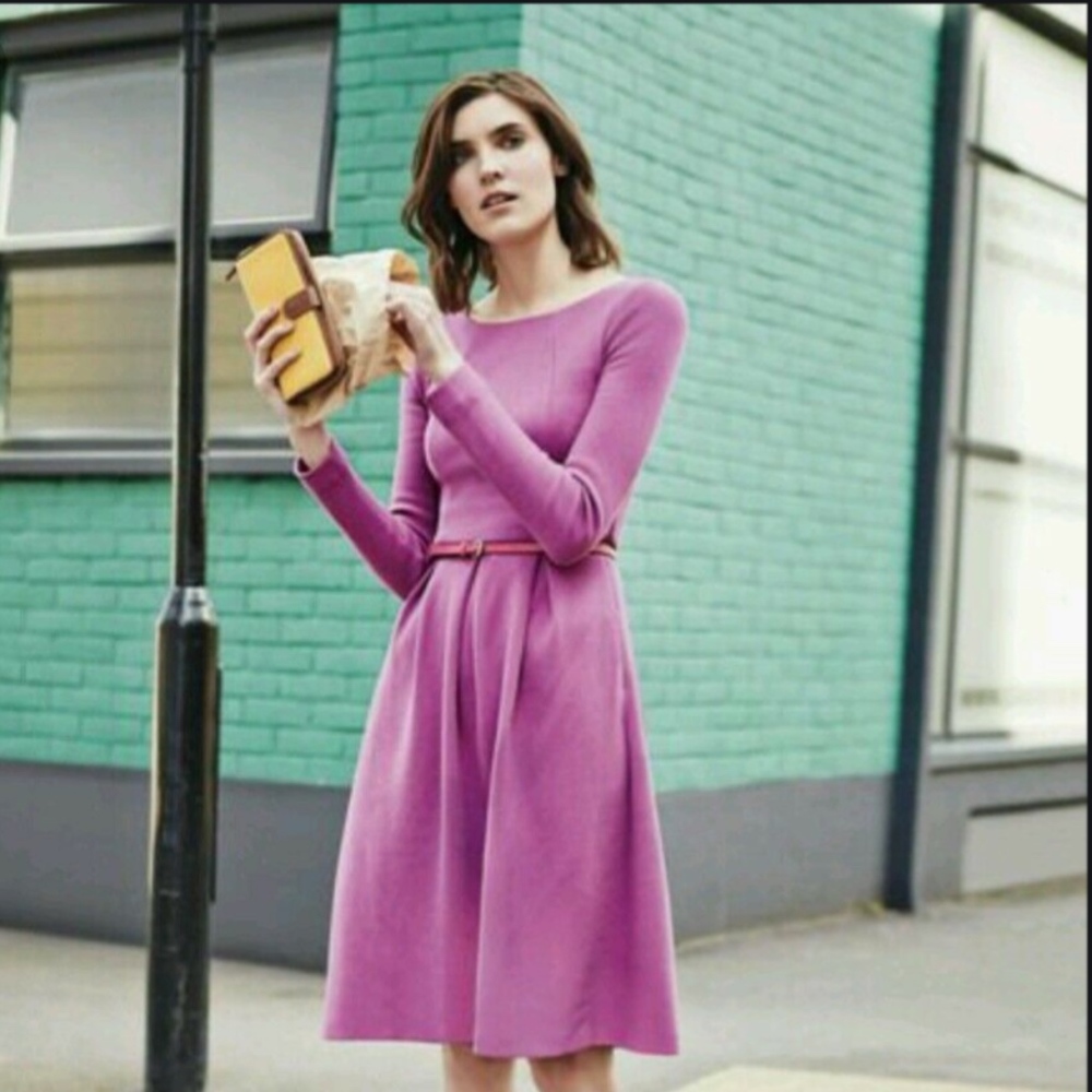 Boden Lindsey Texture Ponte Dress